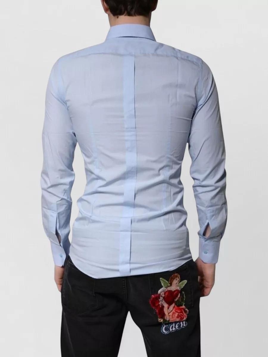 Dolce&Gabbana Cotton Slim-Fit Long-Sleeve Shirt