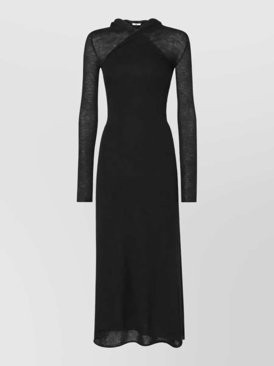 Fendi Maxi dress — The Fendi hooded black maxi dress is the strongest single-piece anchor with the Prada boots for a streetwear-quiet-luxury mood, but I am choosing the top-and-bottom path for a sharper cargo-based silhouette.