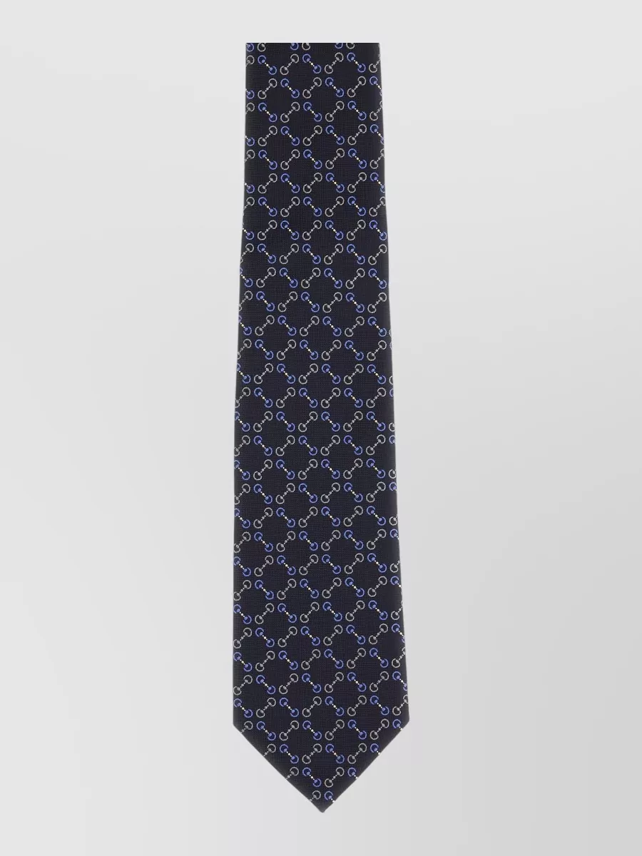 Gucci Silk Embroidered Tie