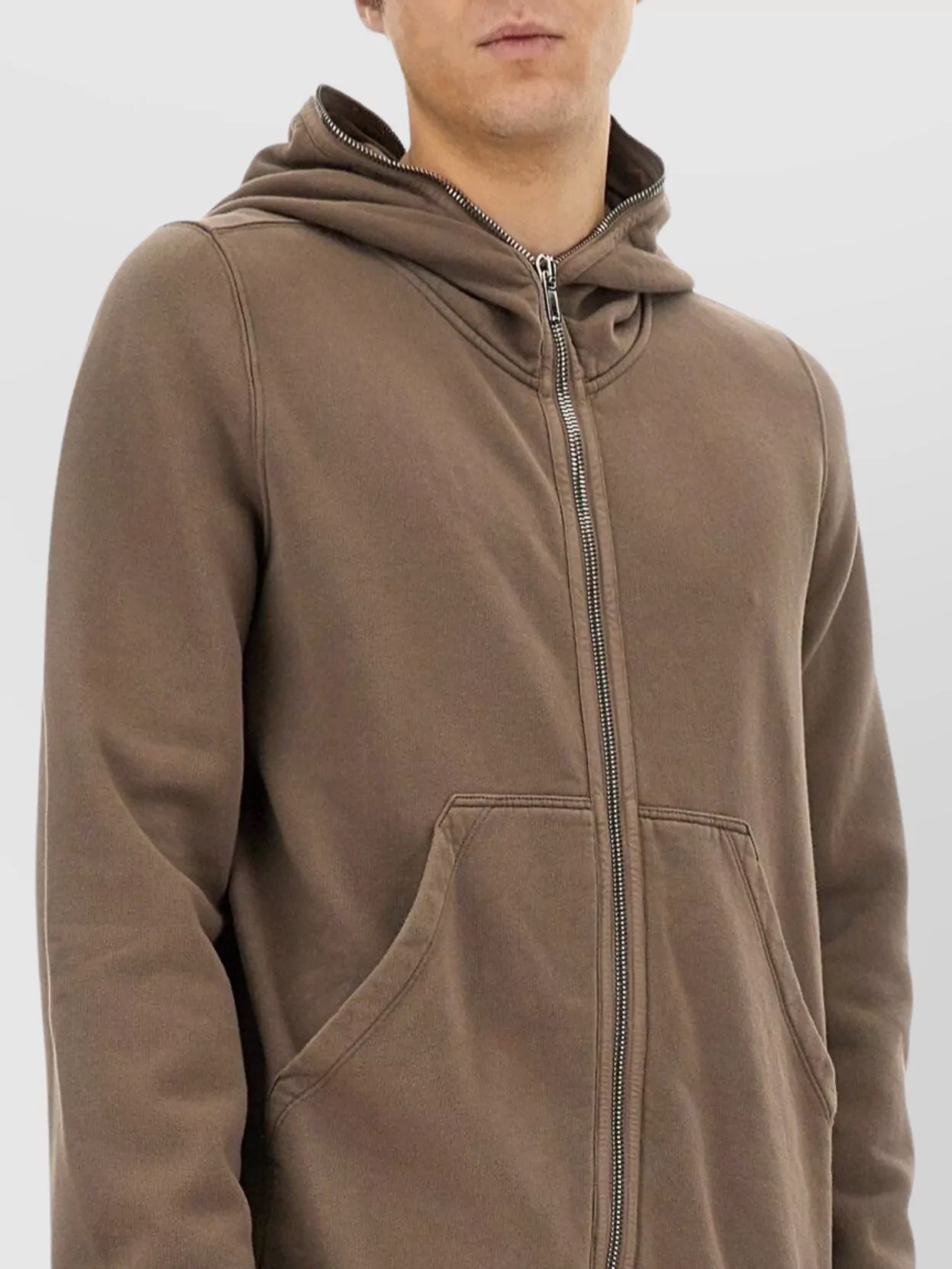 Rick Owens Drkshdw Drawstring Hoodie With Kangaroo Pocket