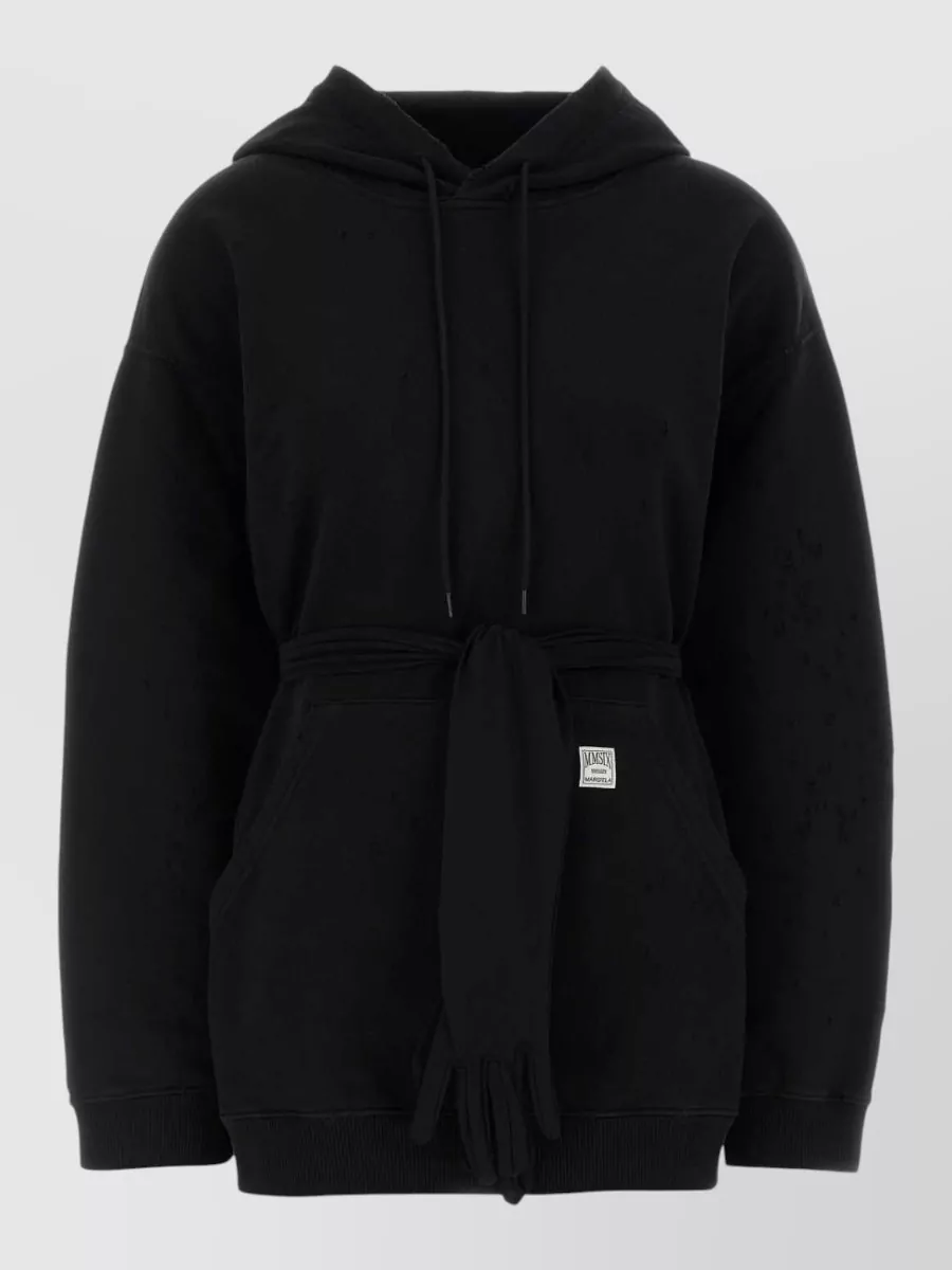 Mm6 Maison Margiela Cotton hoodie mini dress