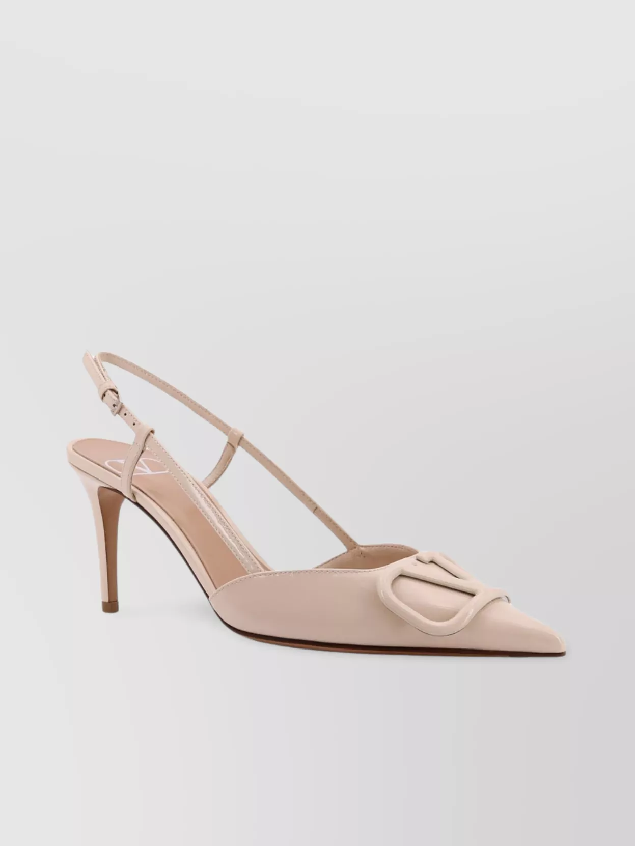 Valentino Garavani Slingback Patent Leather Vlogo Detail