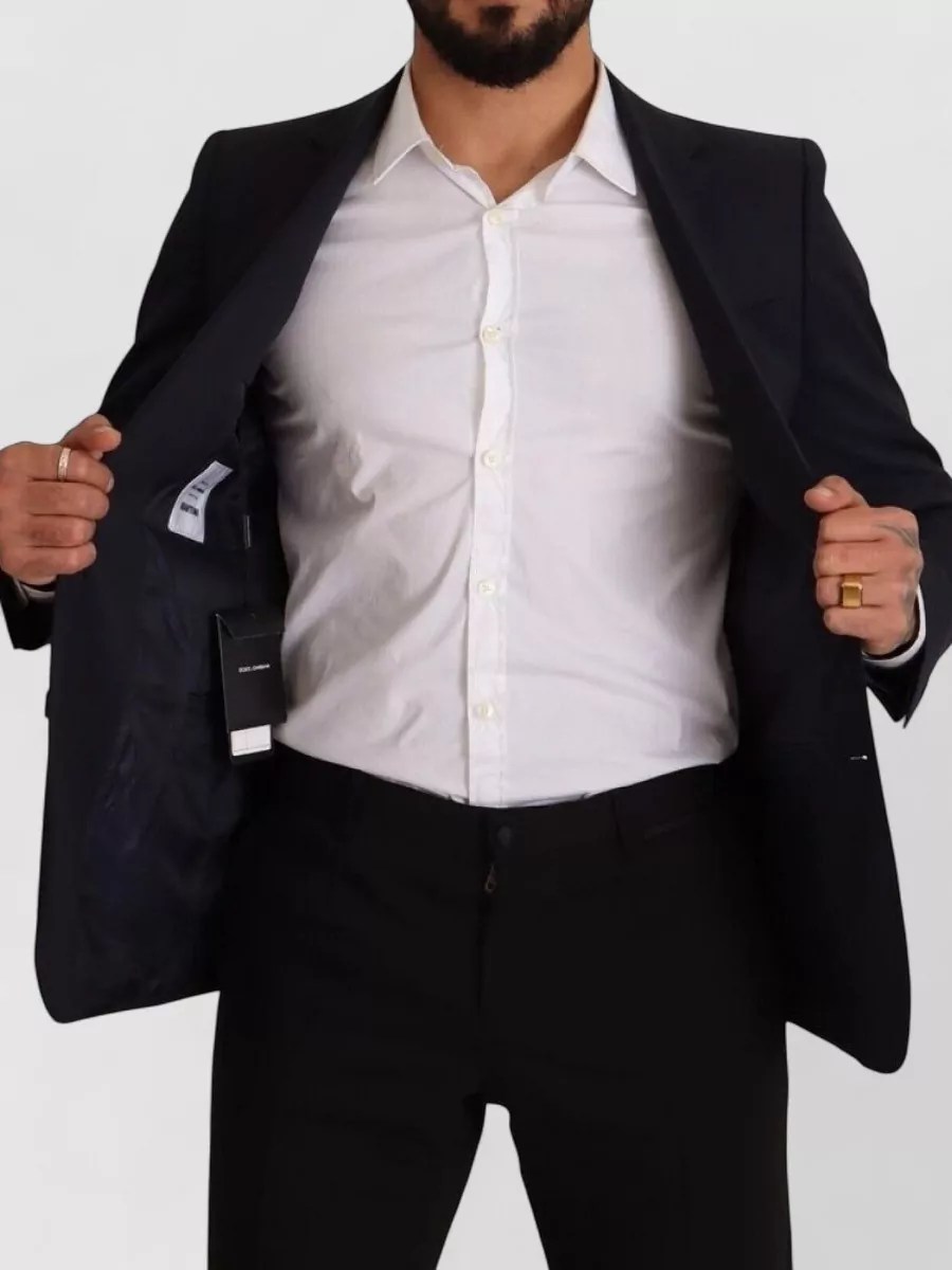 Dolce&Gabbana Virgin Wool Single Breasted Blazer