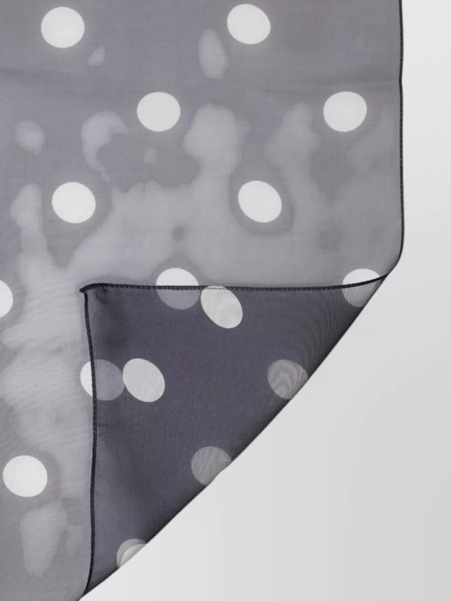 Dolce&Gabbana Silk Polka-Dot Square Foulard