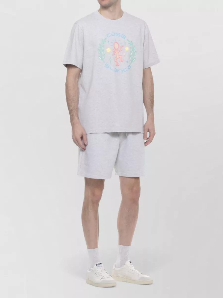 Casablanca Printed Cotton Short-Sleeve T-Shirt