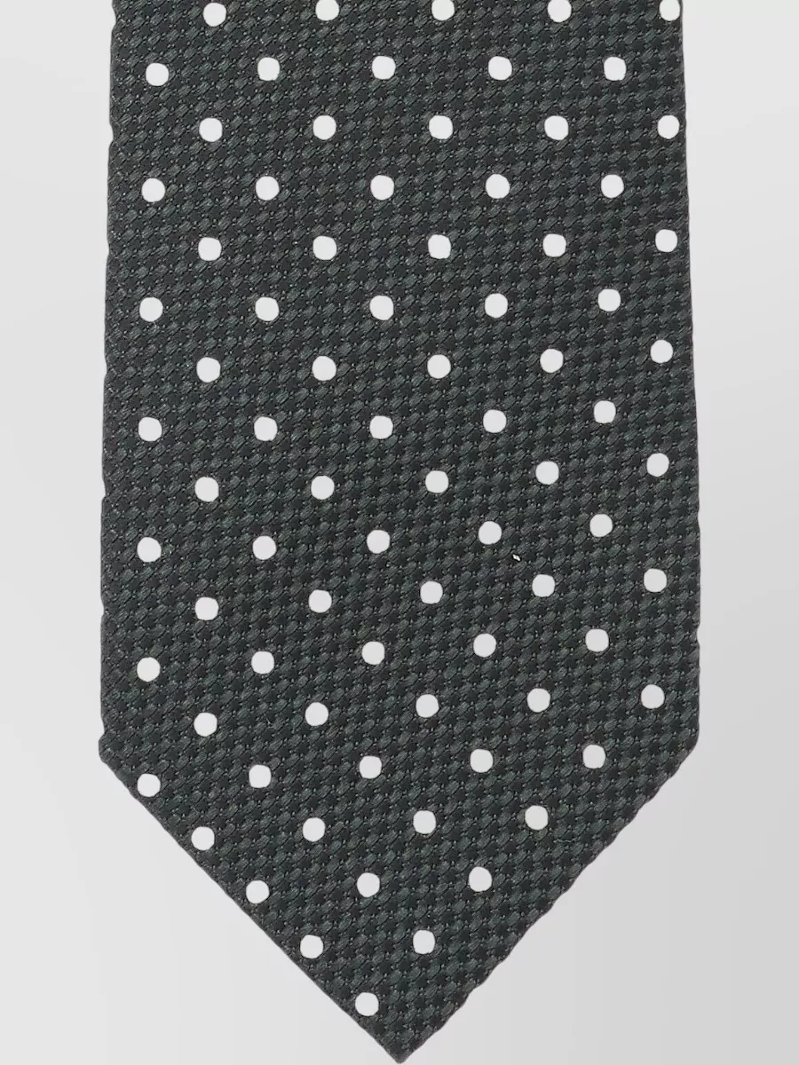 Tom Ford Polka Dot Slim Textured Tie Design