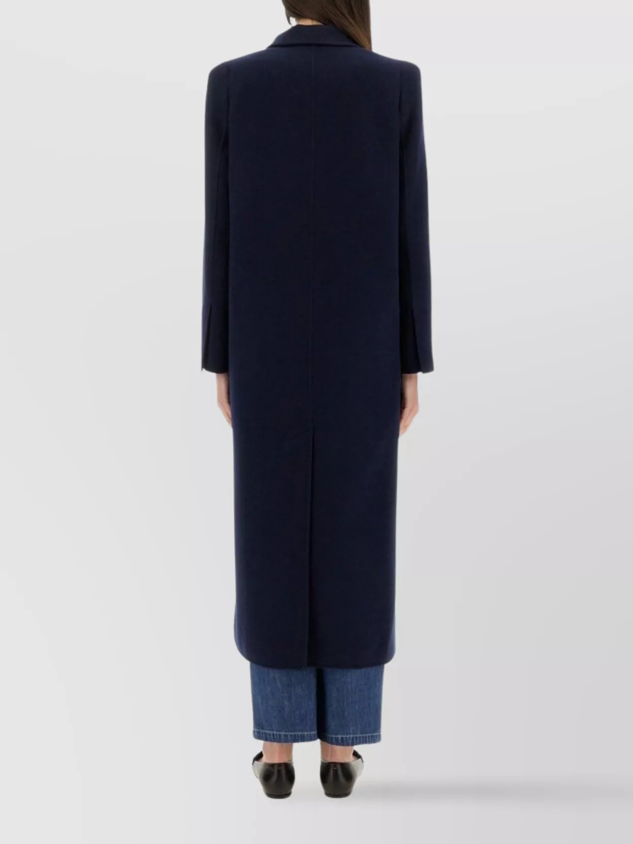 Max Mara Long Double-Breasted Coat Albania1234