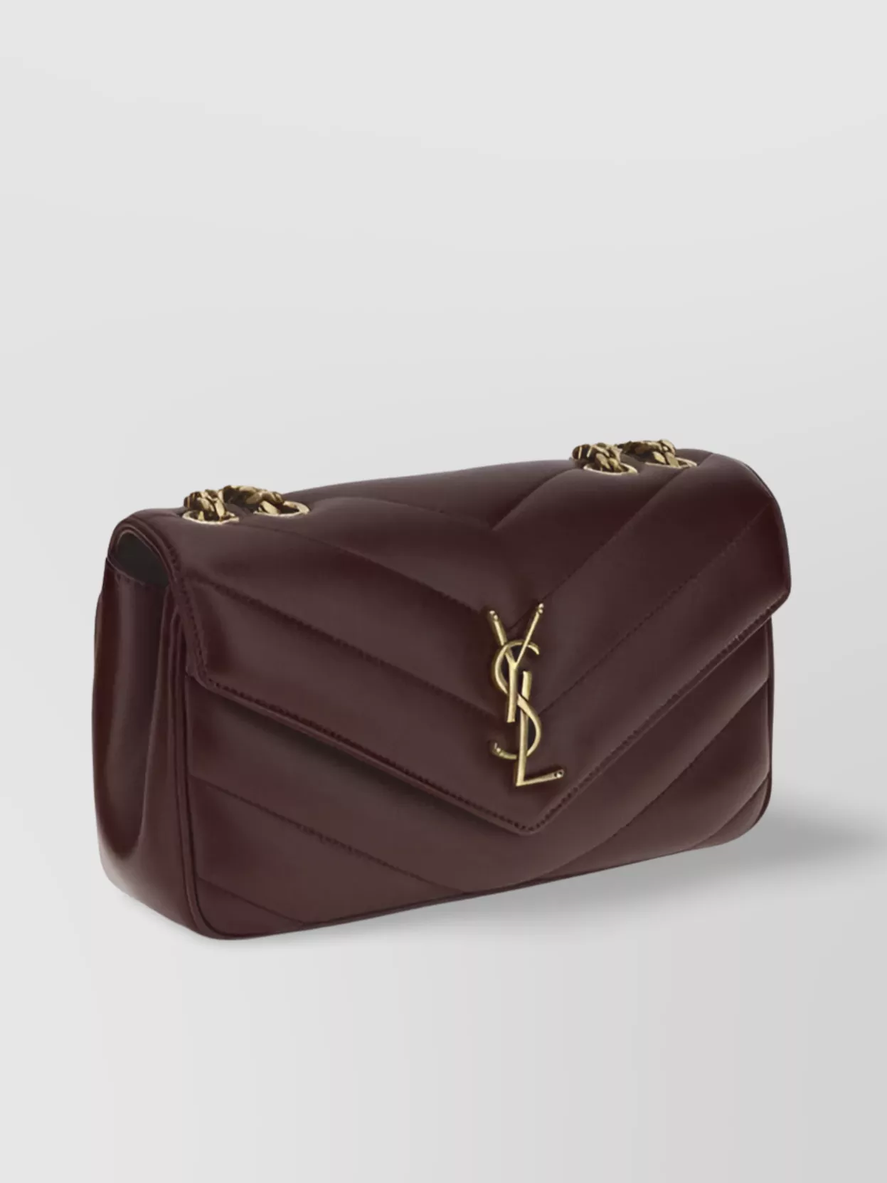 Saint Laurent Loulou Quilted Chevron Shoulder Bag