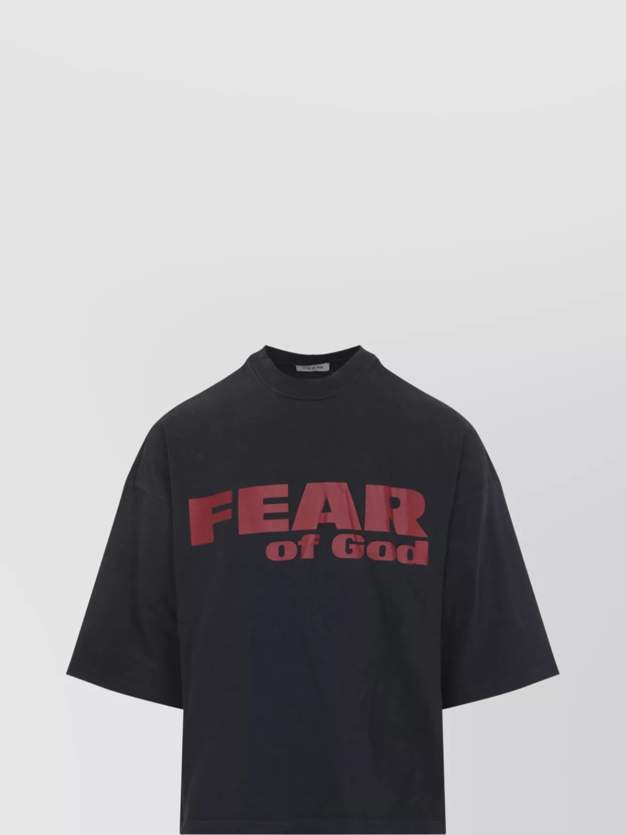 Fear Of God Relaxed T-Shirt With Bold Text Print