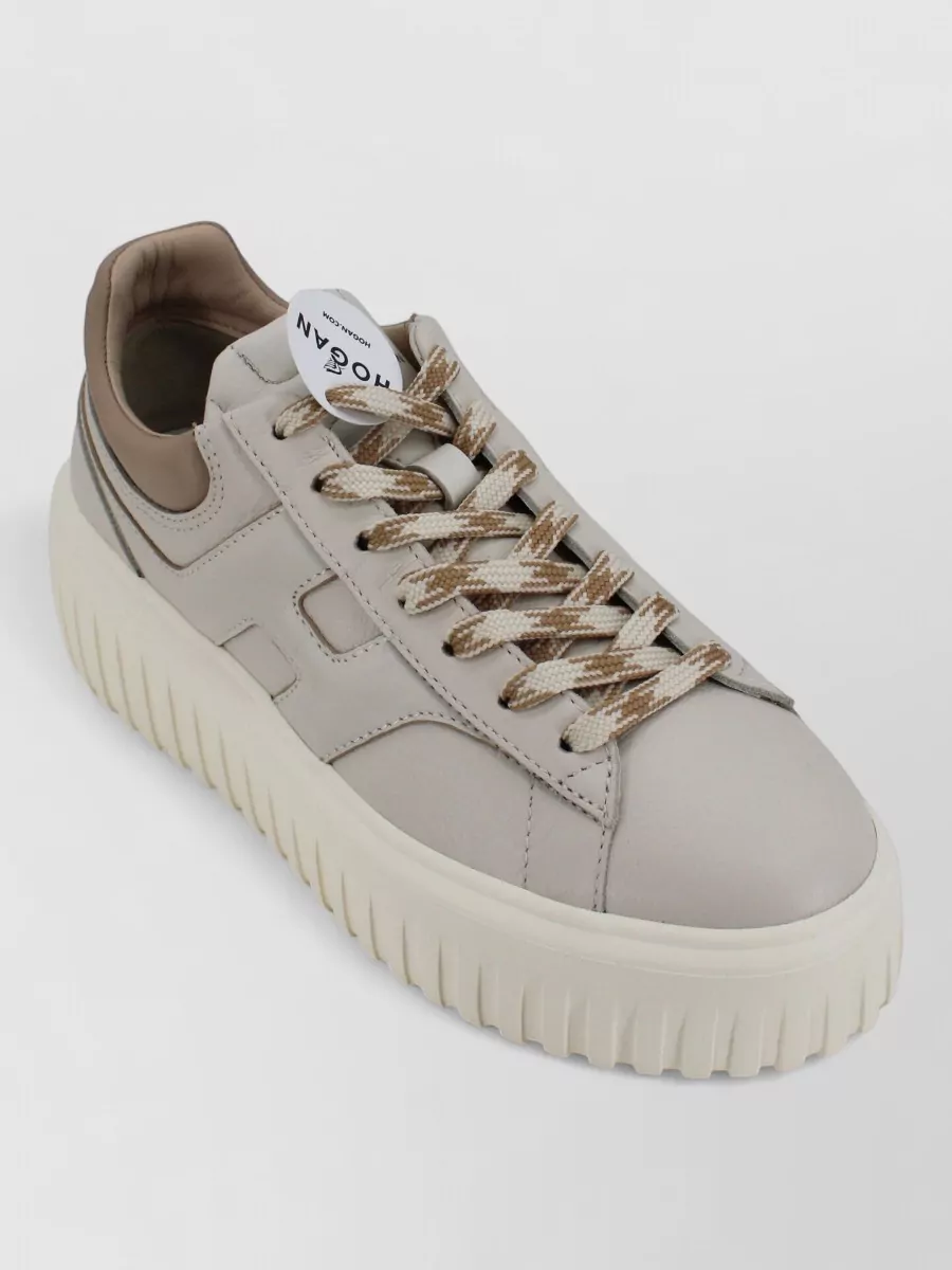 Hogan Leather Platform Sneakers