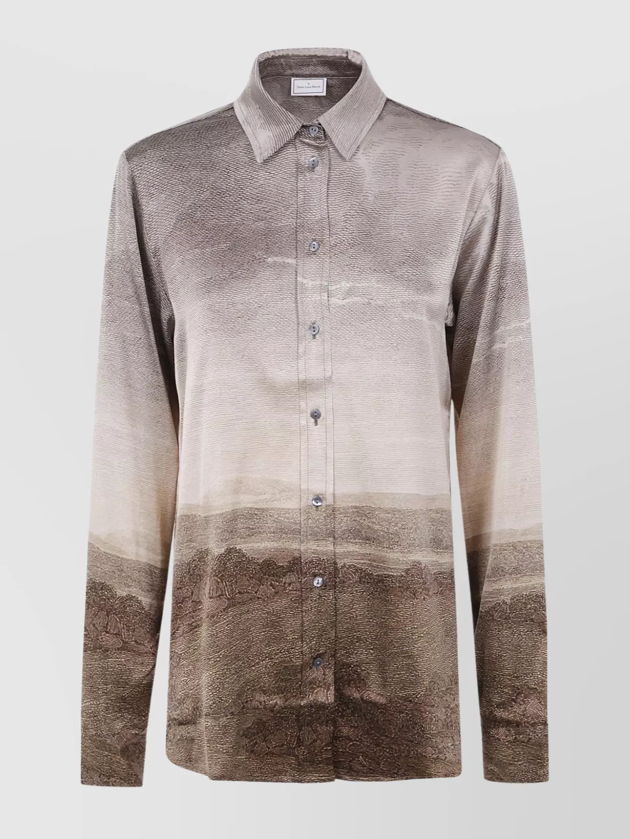 Pierre Louise Mascia Landscape Print Longsleeve Shirt By Adastrgum