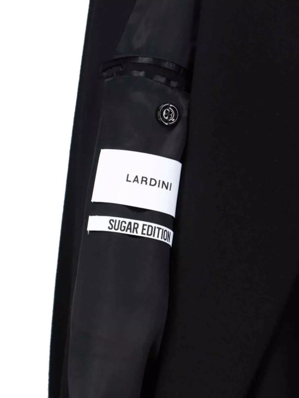 Lardini Double-Breasted Long Jacket Notch Lapel