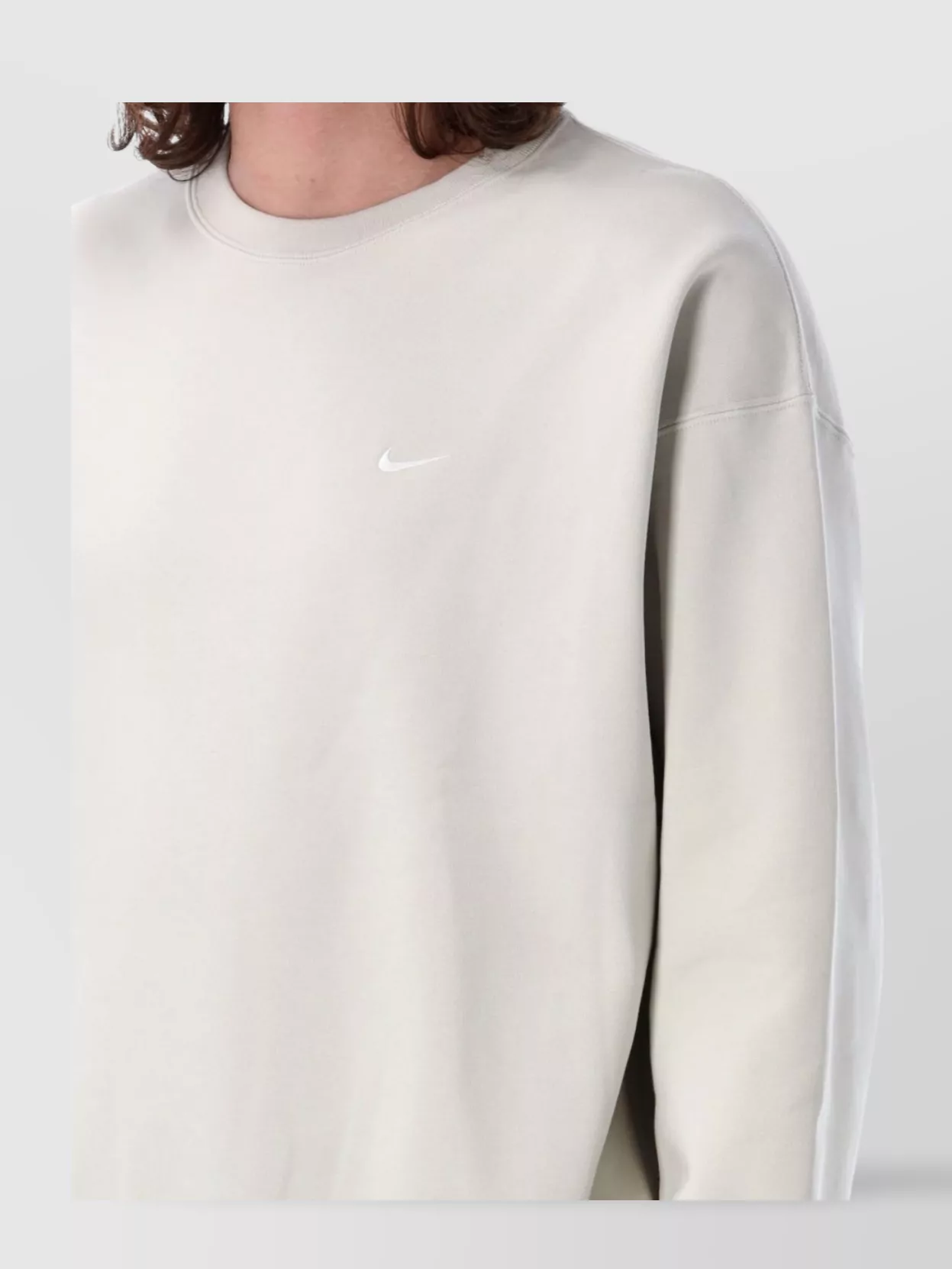 Nike Solo Swoosh Crewneck Sweatshirt White