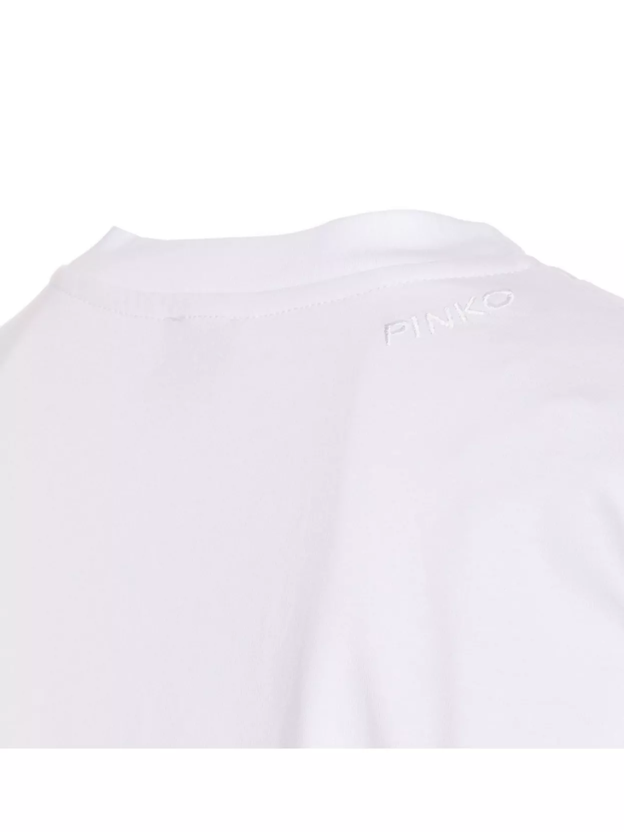 Pinko Crew Neck Cropped Knitwear Short Sleeves
