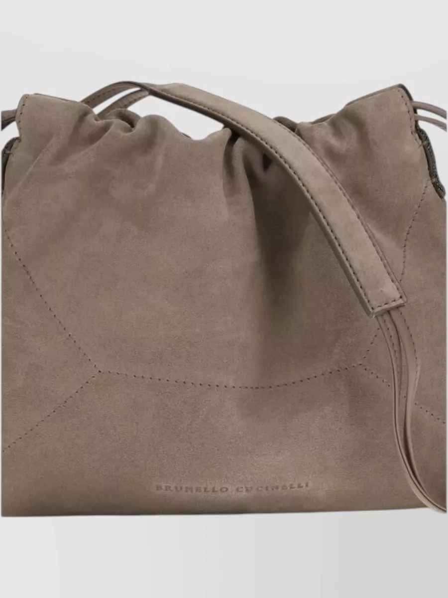 Brunello Cucinelli Na Leather Bucket Bag