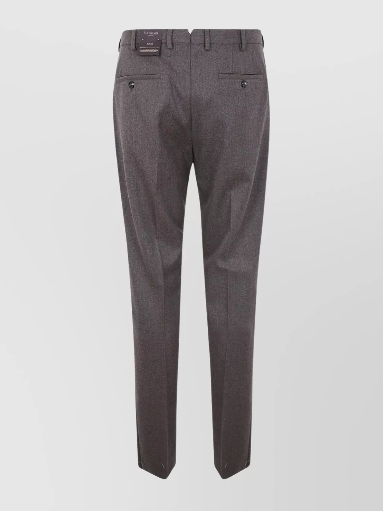 Incotex Straight Fit Chino Trousers Pockets In Gray
