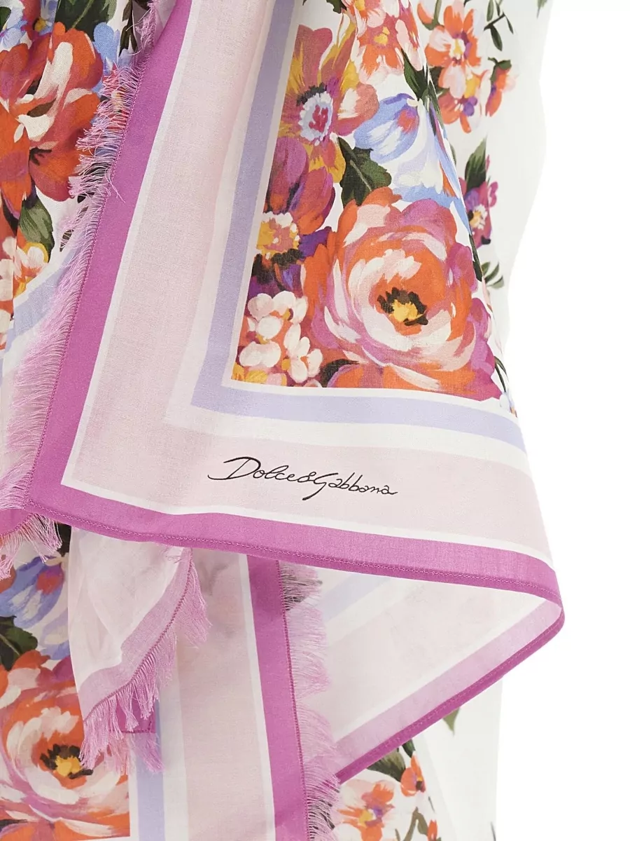 Dolce&Gabbana Bouquet Floral Sarong Skirt Wrap Design