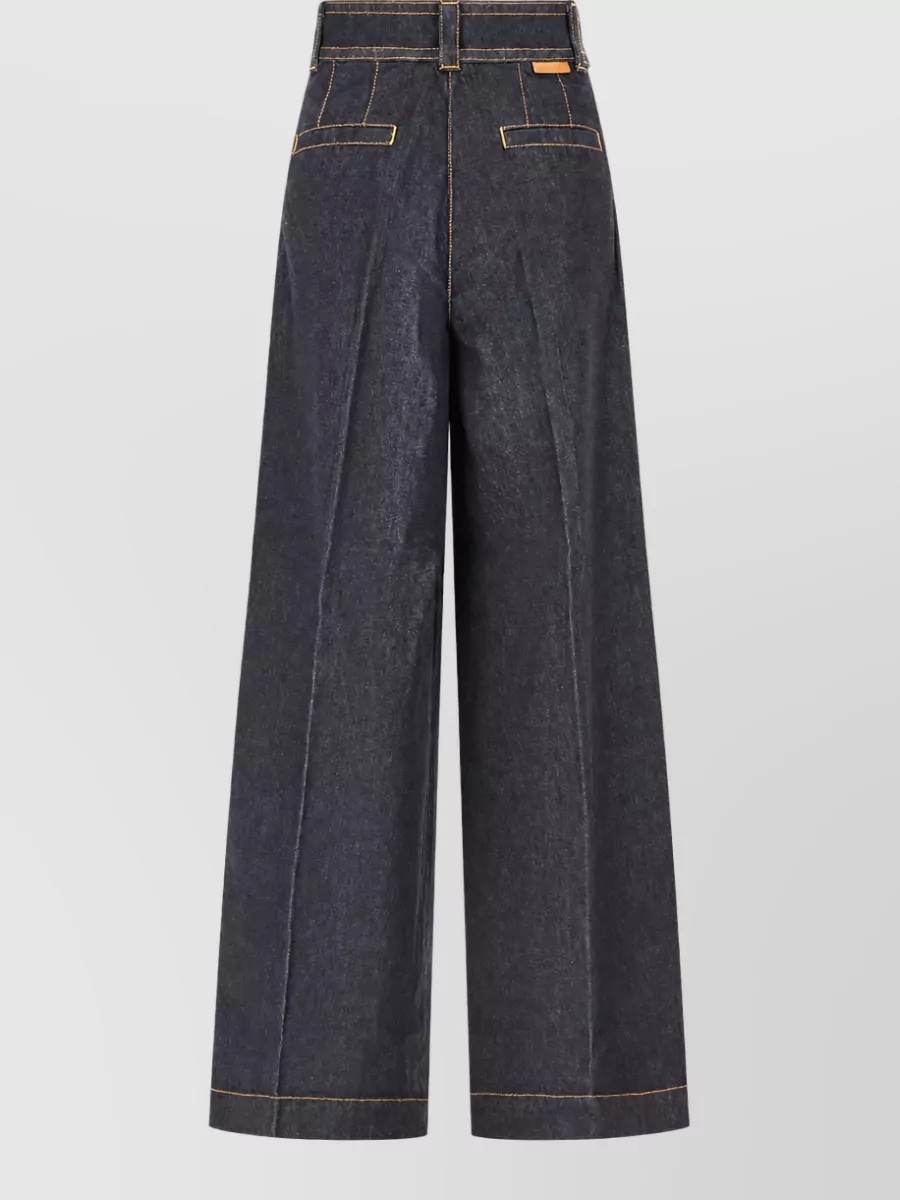 Zimmermann Denim wide-leg trousers
