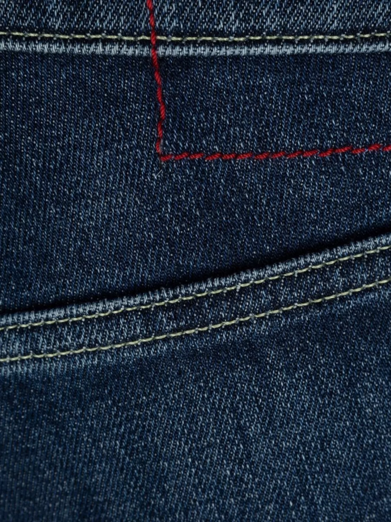 Dondup Denim Trousers With Belt Loops And Contrast Stitching