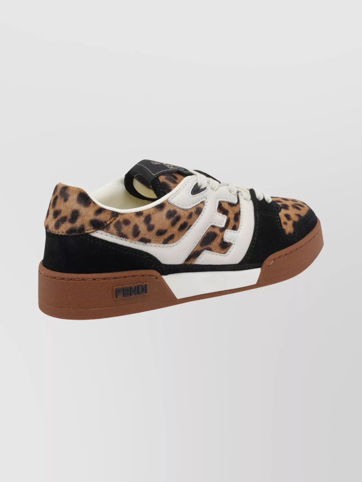 Fendi Animal Print Low Top Sneakers