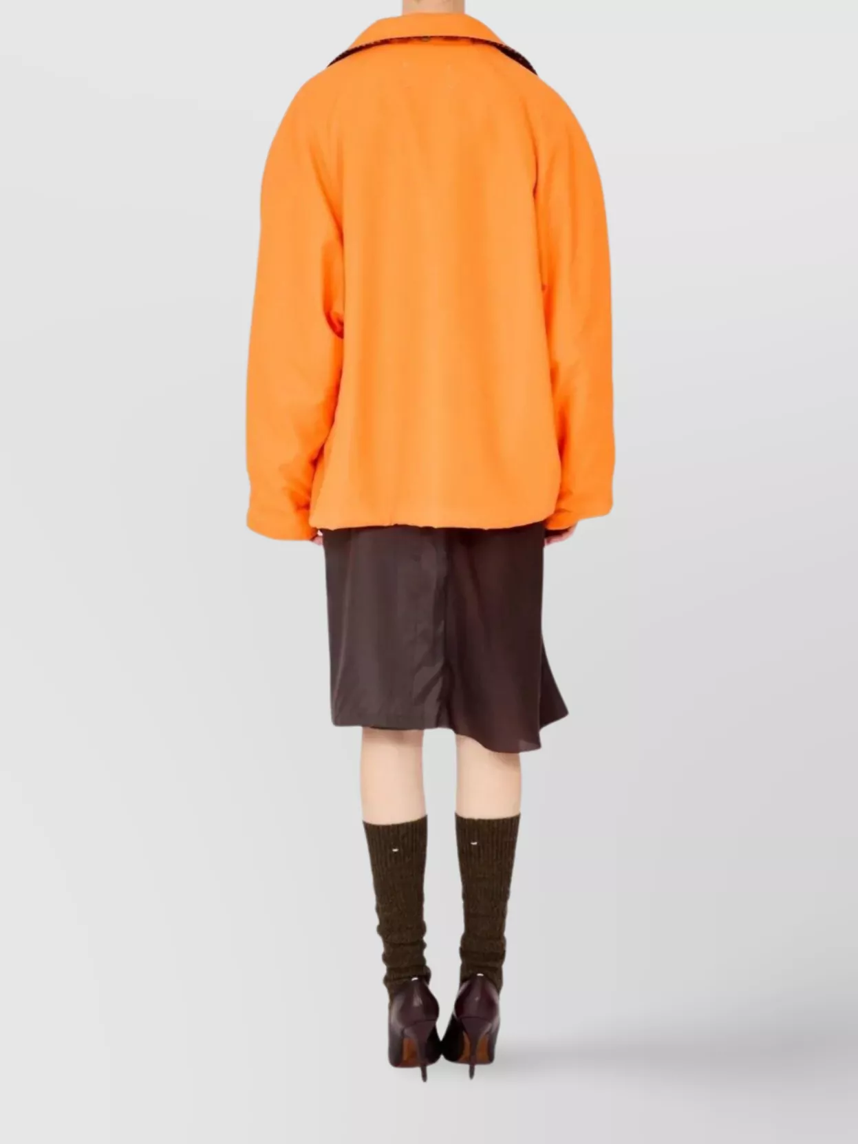 Maison Margiela Collared Padded Jacket With Double Front Pockets
