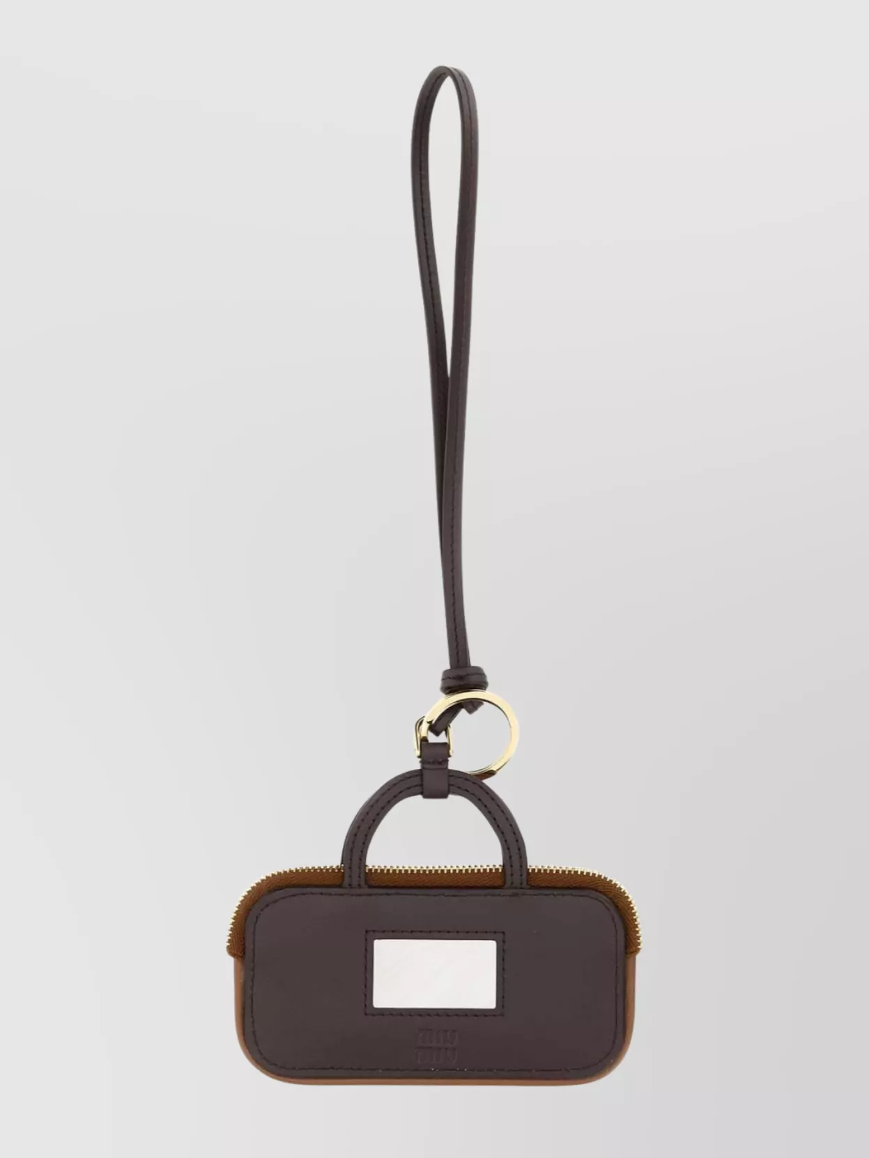 Miu Miu Leather Keyring Top Handle
