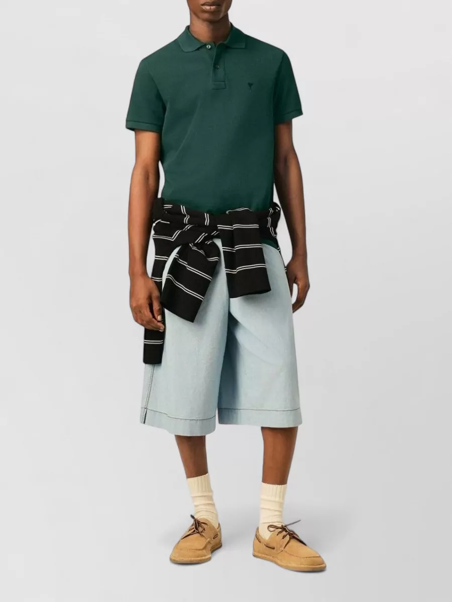 Ami Paris Cotton Polo Shirt