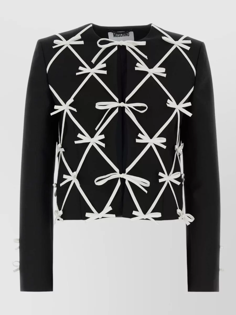 Moschino virgin wool single-breasted blazer