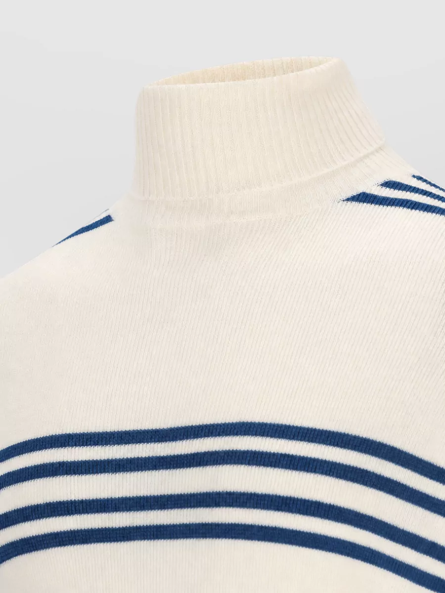 Prada Wool Ribbed Turtleneck Sweater