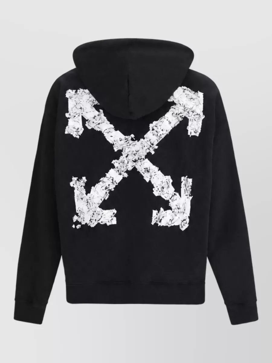 Off-White Cotton Hoodie