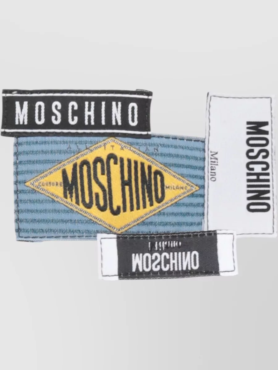 Moschino Cotton Straight-Leg Jeans