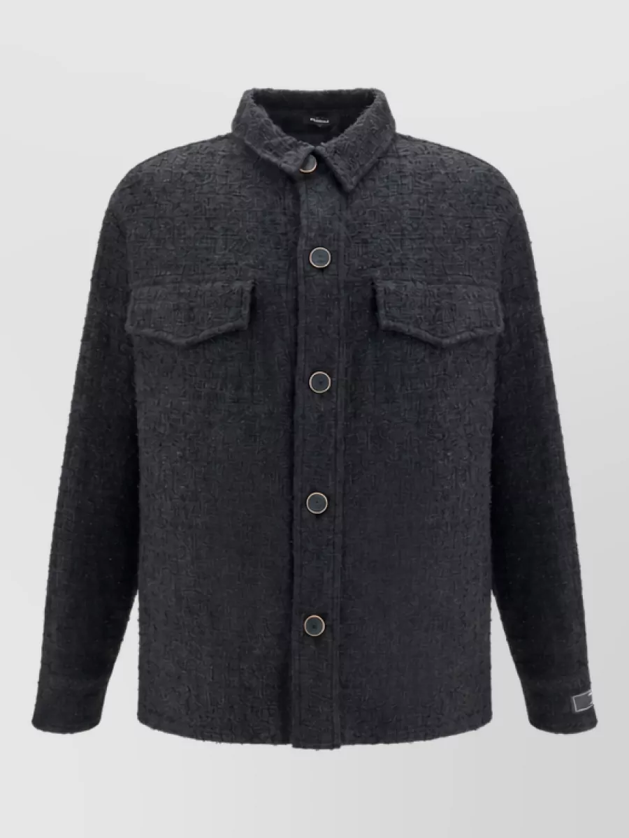 Balmain single breasted tweed jacket