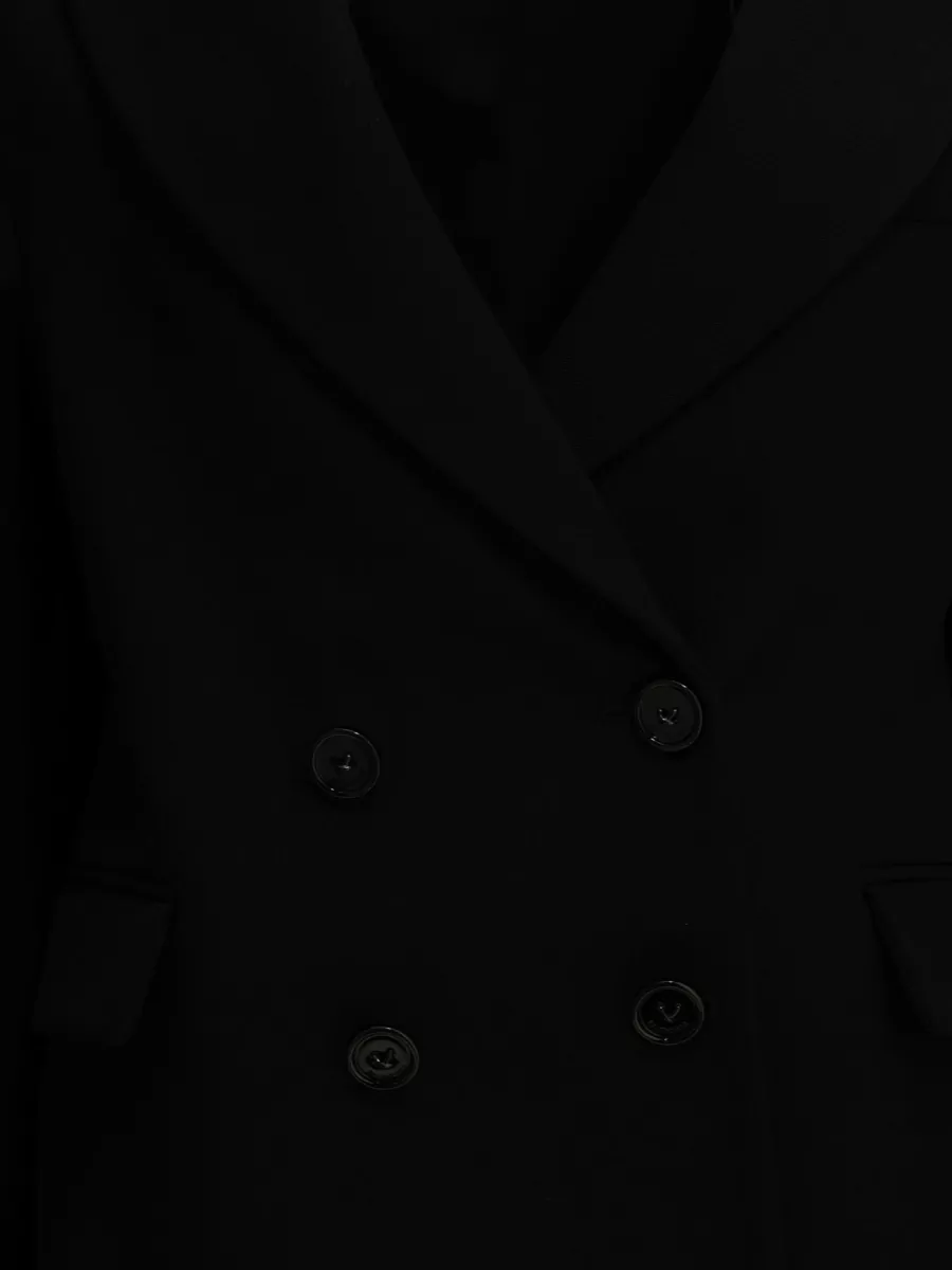 Balenciaga Virgin Wool Double Breasted Coat