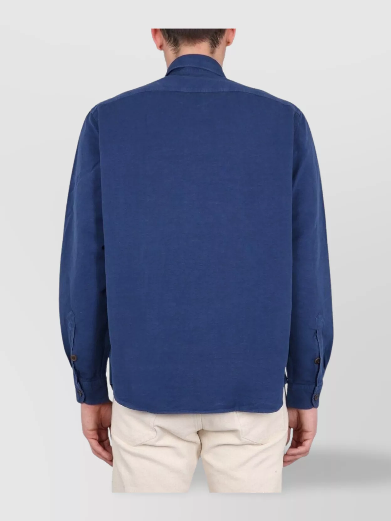 FAY SHIRT WITH BUTTON-DOWN COLLAR AND CHEST POCKETS