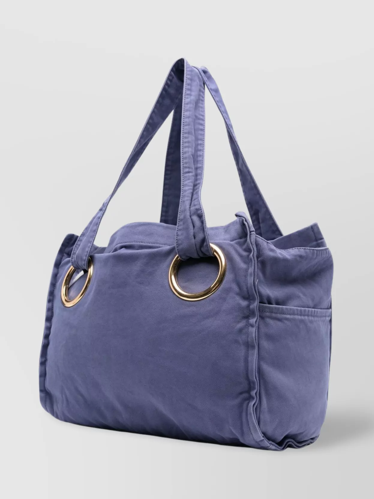 Chloé Beach Tote Bag Eyelets Oversized