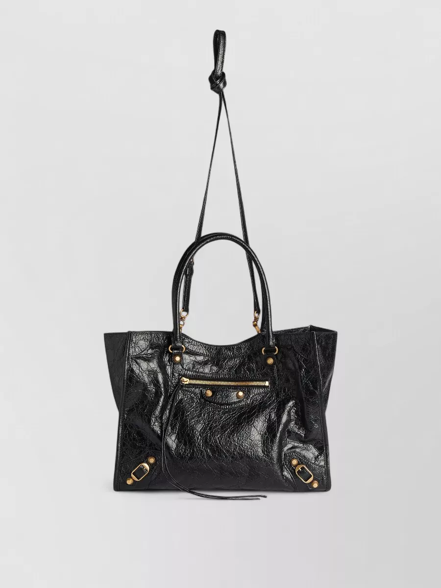 Balenciaga Le City Small Leather Tote Bag