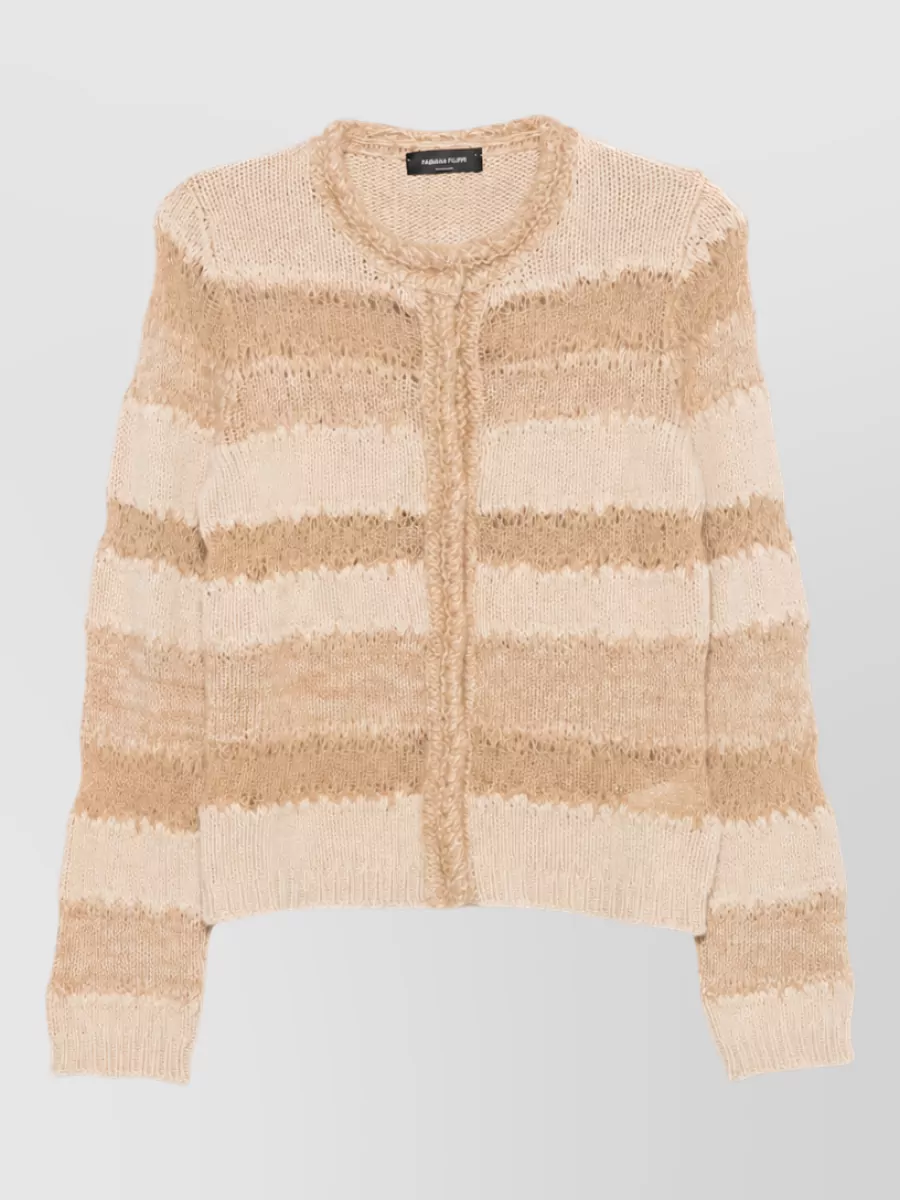 Fabiana Filippi ribbed sequin-embellished jacket