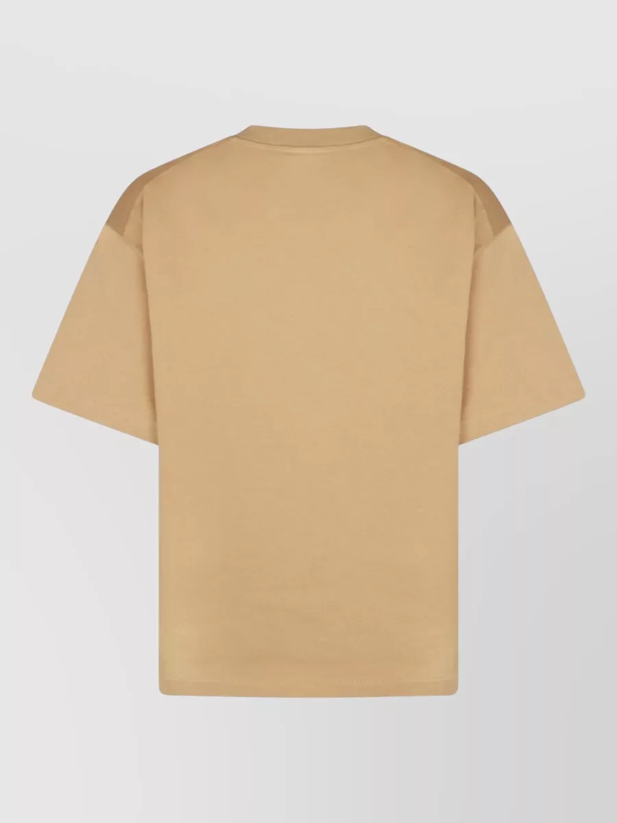 Jil Sander Crew Neck Short Sleeve Fitted Top