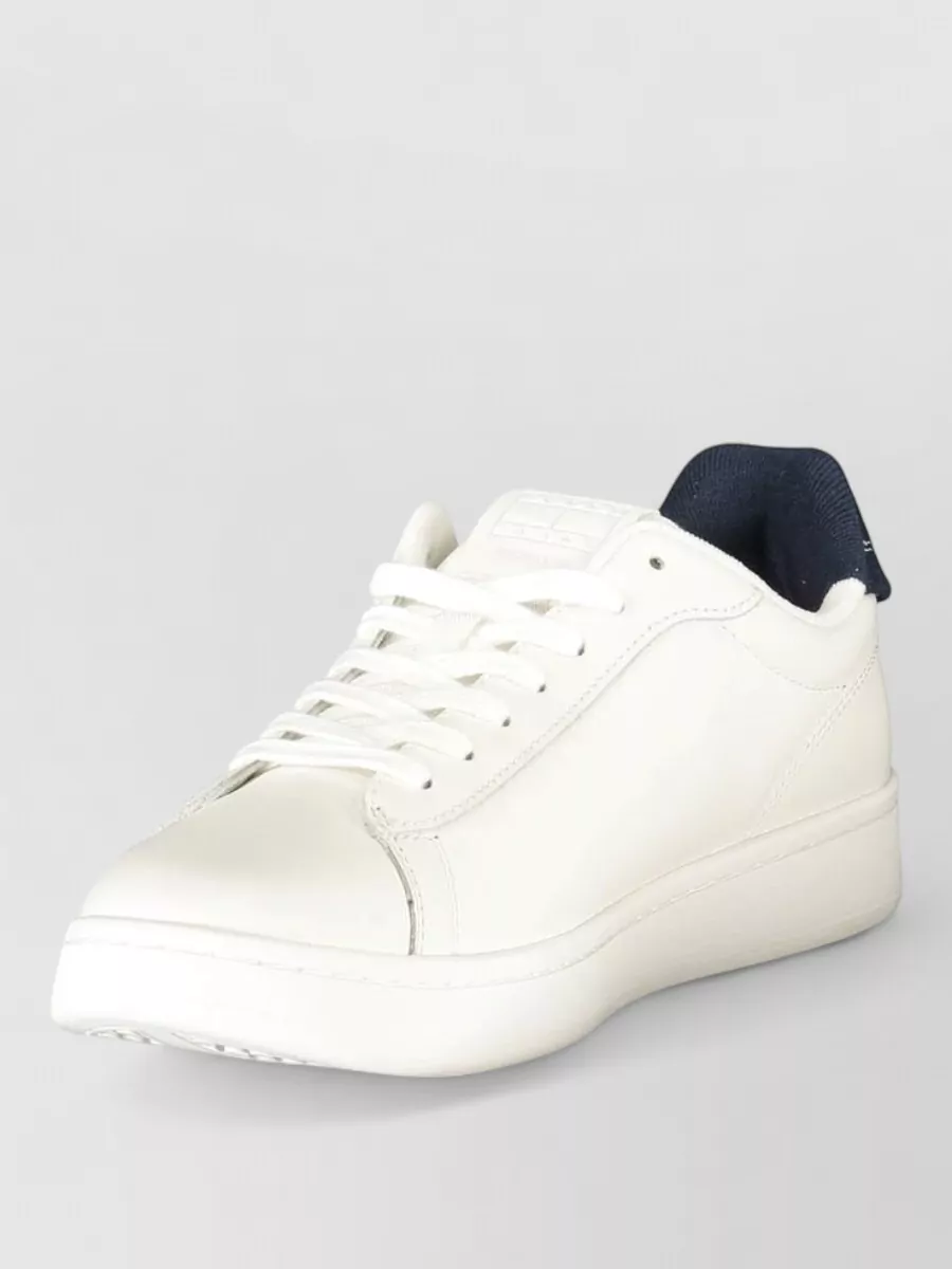 Tommy Hilfiger Leather Lace-Up Sneakers
