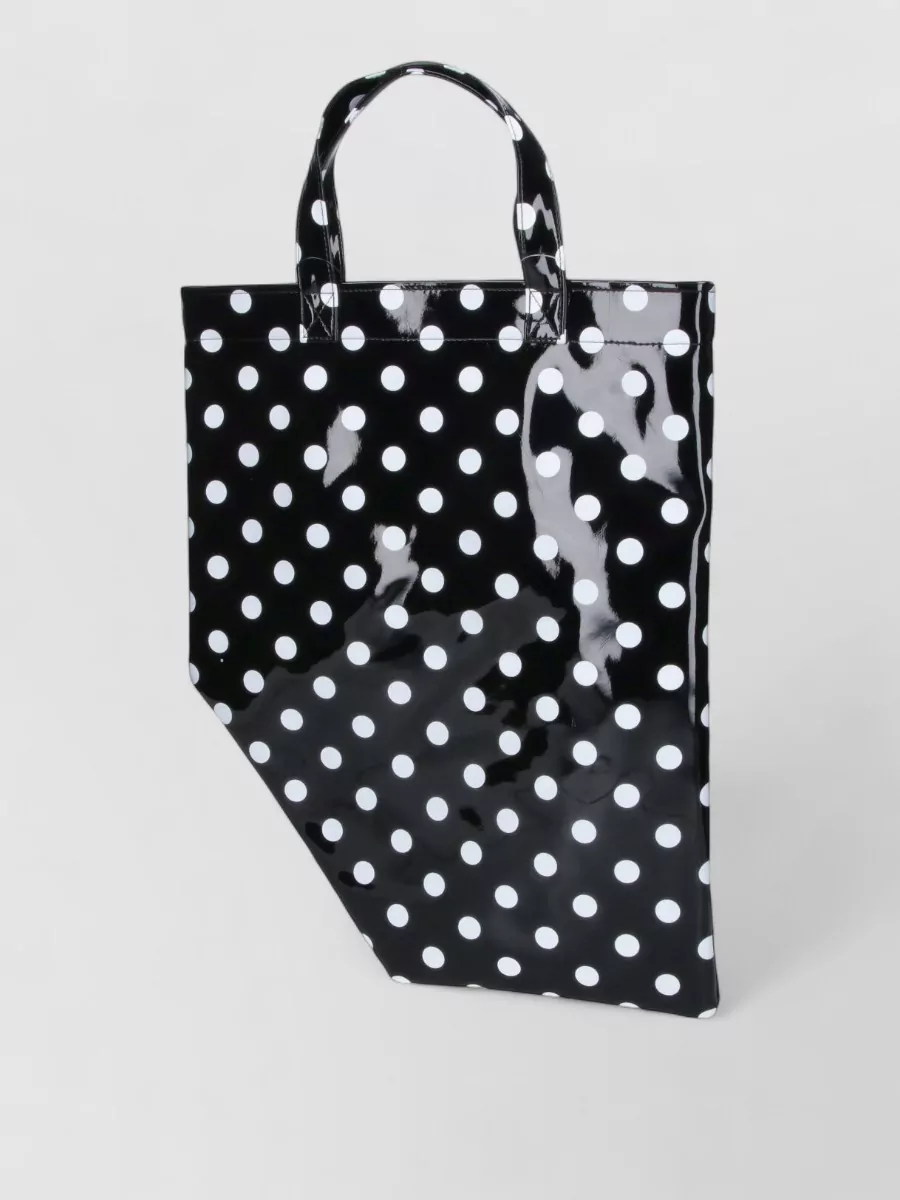 Comme des Garçons synthetic leather shopper bag
