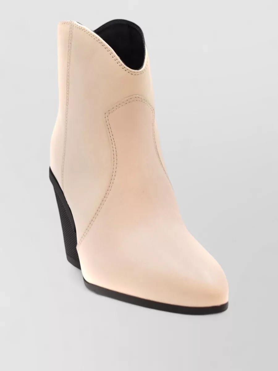Hogan Leather ankle boots