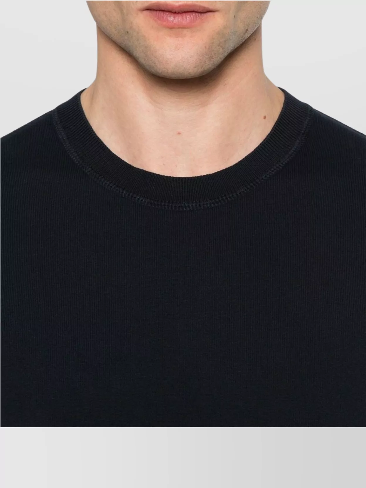 C.p. Company Ribbed Crewneck Sweater Long Sleeves