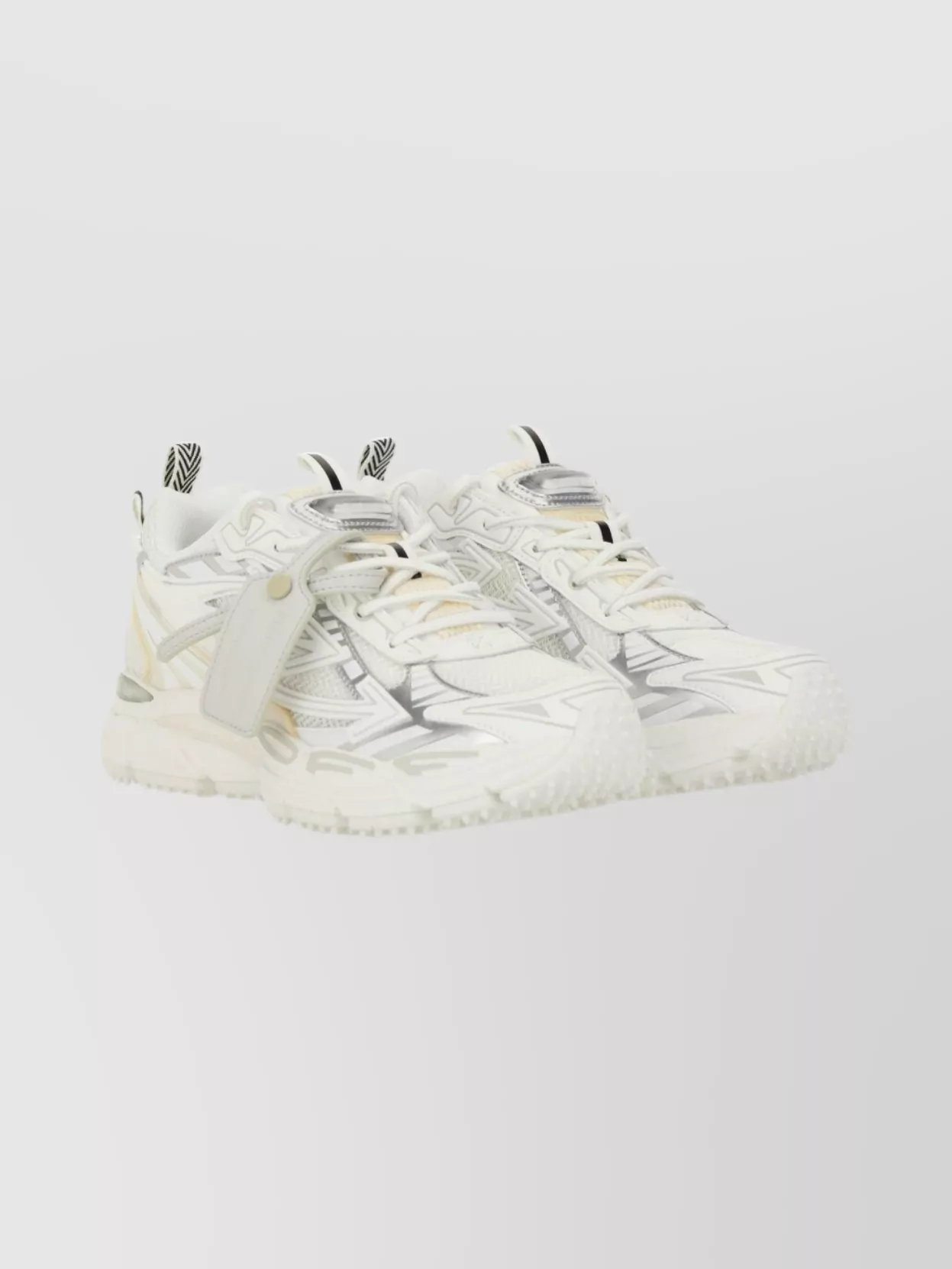 Off-White Breathable Sneakers Rubber Sole
