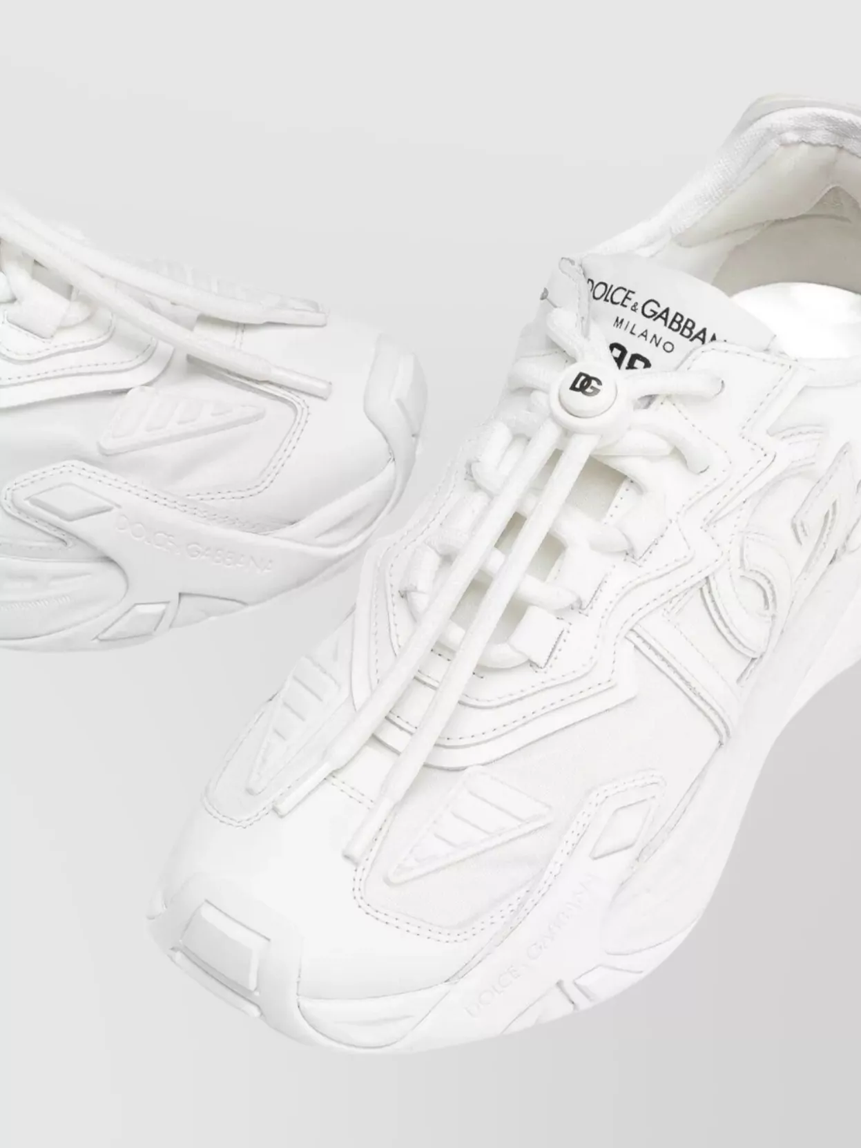 Dolce&Gabbana Low Top Sneakers With Chunky Sole And Perforated Design