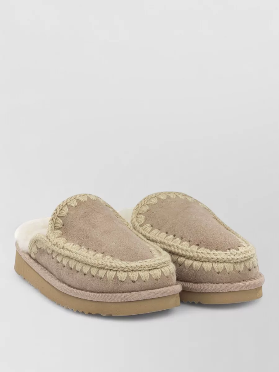 Mou shearling slippers