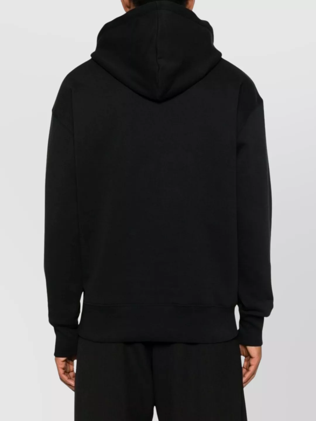 Msgm Hooded Sweatshirt Featuring Kangaroo Pocket In Black