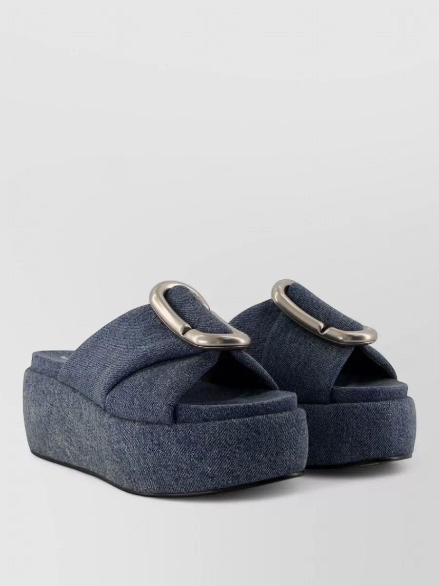 Marc Jacobs Cotton Platform Mules