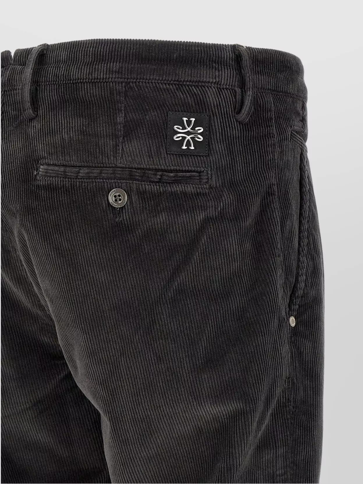 Jacob Cohen Corduroy Trousers With Front And Back Pockets In Brown