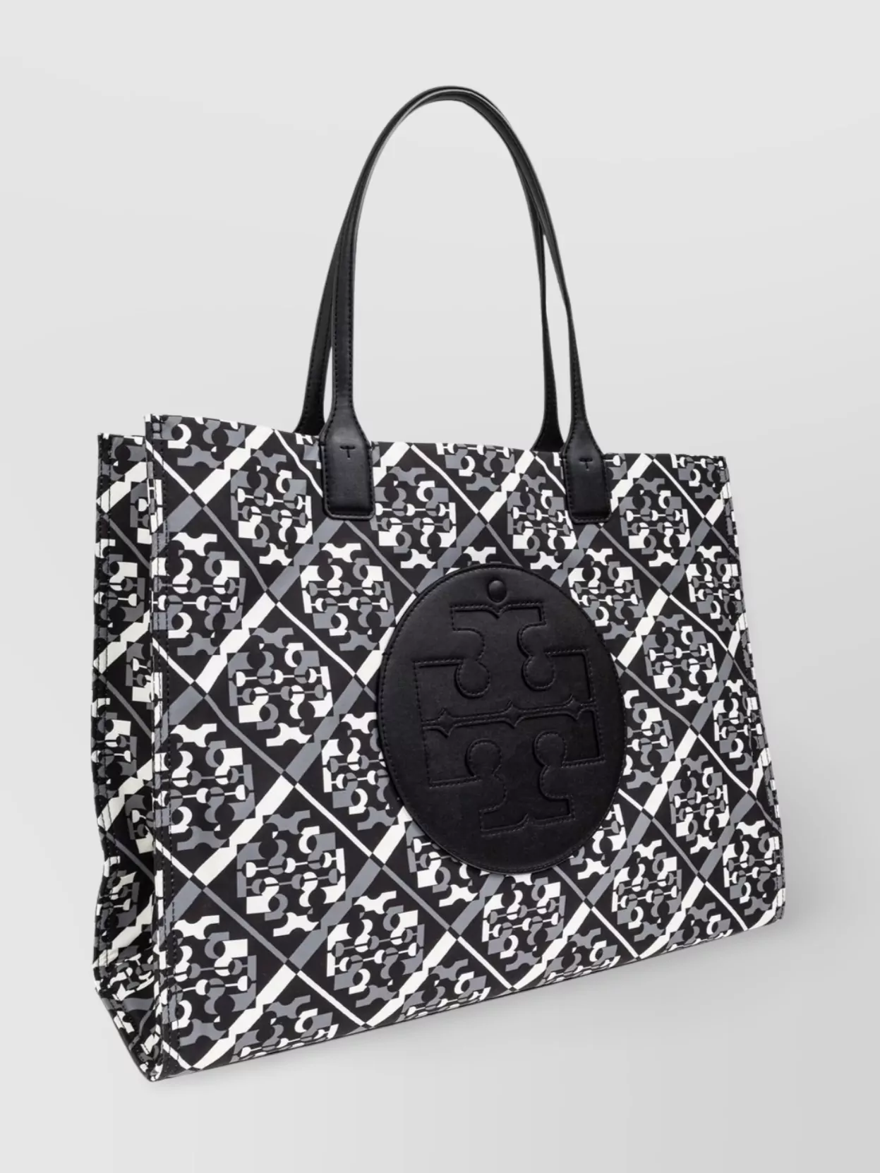 Tory Burch Ella Printed Nylon Shopping Bag