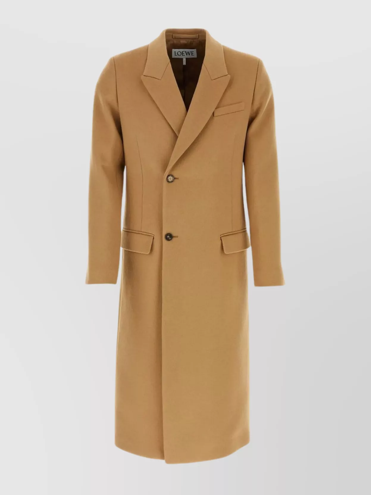 Shop Loewe Structured Wool And Cashmere Coat